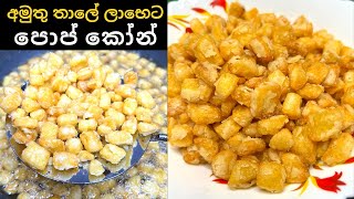 අල ගෙඩියෙන් ලාභෙට පොප් කෝන් හදමු | A New Way of Potato Popcorn using a Potato | Ala Popcorn Recipe