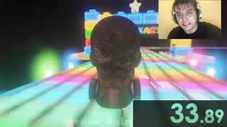 DaBaby Convertible in Mario Kart Speedrun Any% 00:34.14 WR *World Record*