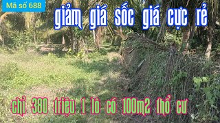 Bán gấp hạ giá đất nền giá rẻ chỉ 380 triệu (6×18) full thổ - ms 688 - Nhà Đất Minh Trung