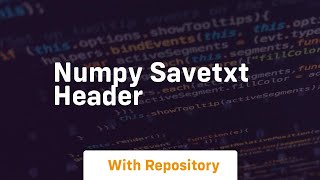 numpy savetxt header
