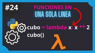Funciones LAMBDA desde Cero ➕3️⃣ Ejemplos | Curso de Python