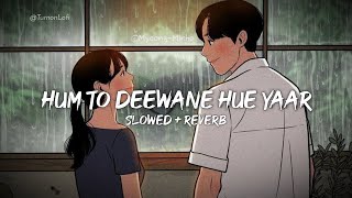 Hum To Deewane Hue Yaar - Slowed & Reverb | Baadshah | Abhijit | Alka Yagnik | 90s Song Lofi