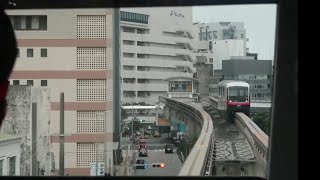 沖縄都市モノレール「ゆいレール」前面展望　首里⇒旭橋