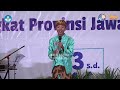 Pemenang VI Nembang Pupuh Kategori Putra, Jenjang SD, FTBI Jawa Barat dan Banten 2023