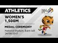 KL2017 29th SEA Games | Athletics - Women's 1,500m MEDAL CEREMONY | 24/08/2017