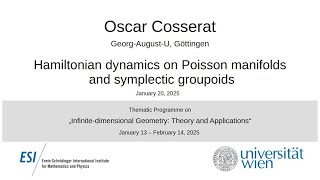 Oscar Cosserat - Hamiltonian dynamics on Poisson manifolds and symplectic groupoids