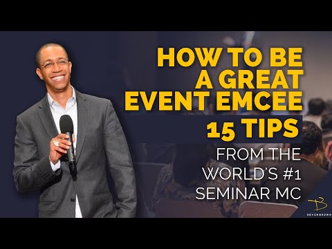 How do you announce an event?