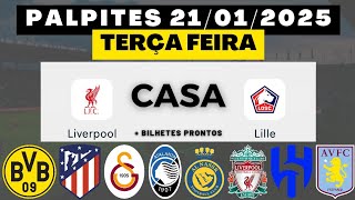 PALPITES DE FUTEBOL PARA HOJE 21/12/2024 (TERÇA FEIRA) + BILHETES PRONTOS