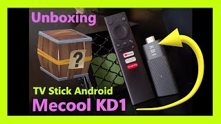 ✔️ 📦 Unboxing Mecool KD1 TV Stick Android TV 🚀