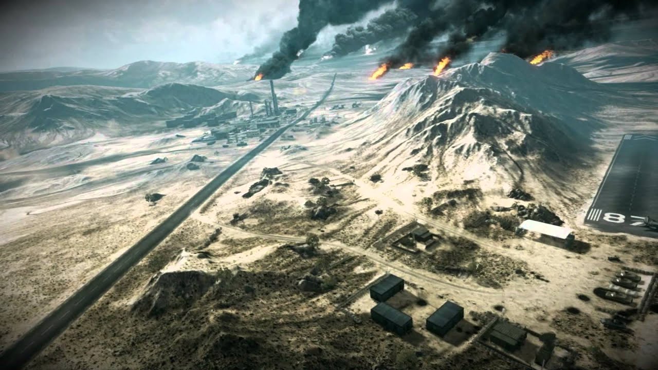 Battlefield 3 Fly Over Operation Firestorm Full Hd Youtube
