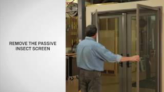 Installing a Hinged Insect Screen for 400 Series Frenchwood Hinged Patio Doors | Andersen Windows