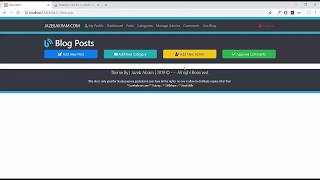 CMS Designing ALL Post Page Using Bootstrap 4 | PHP