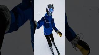 Overreaction while skiing on a cloudy day on Whistler’s peak! #snowlife #snowsport #skitown #snow