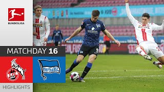 1. FC Köln - Hertha Berlin | Highlights | Matchday 16 – Bundesliga 2020/21