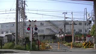 00545　南海電鉄紀ノ川8号踏切　和歌山競輪場の近くの踏切　ＪＲ紀勢本線の踏切