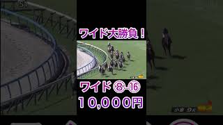 【競馬】馬券勝負！ワイド一点大勝負！