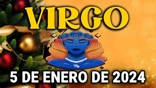 💌𝐂𝐨𝐧𝐟𝐢𝐫𝐦𝐚𝐜𝐢ó𝐧 𝐭𝐫𝐢𝐩𝐥𝐞 𝐩𝐚𝐫𝐚 𝐭𝐢💥 Horóscopo de hoy Virgo ♍ 5 de Enero de 2024|Tarot