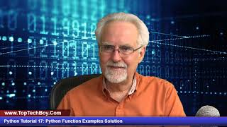 Python Tutorial 17: Python Functions Examples and Solutions