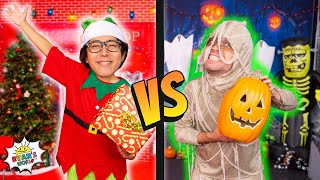 CHRISTMAS VS Halloween! Which Holiday Is Better??