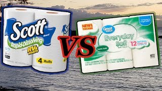 SEPTIC SAFE GREAT VALUE OR SCOTT RV TOILET PAPER/DECEPTION PASS, WA