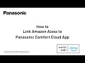 How to Link Amazon Alexa to Panasonic Comfort Cloud App