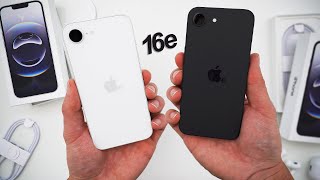 iPhone 16e Unboxing, Hands-On & First Impressions! (Black & White)