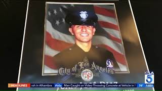 Memorial Service Held for Slain LAPD Officer Juan Diaz