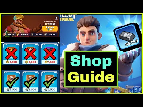 Stop buying the wrong items. The Ultimate Shop Guide – Whiteout Survival. What items to buy