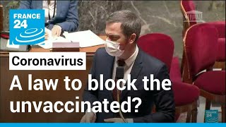 France vows to go ahead with vaccine pass despite parliamentary glitch • FRANCE 24 English