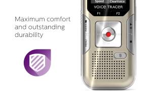 DVT8010 Philips Voice Tracer - Robust metal housing - EN