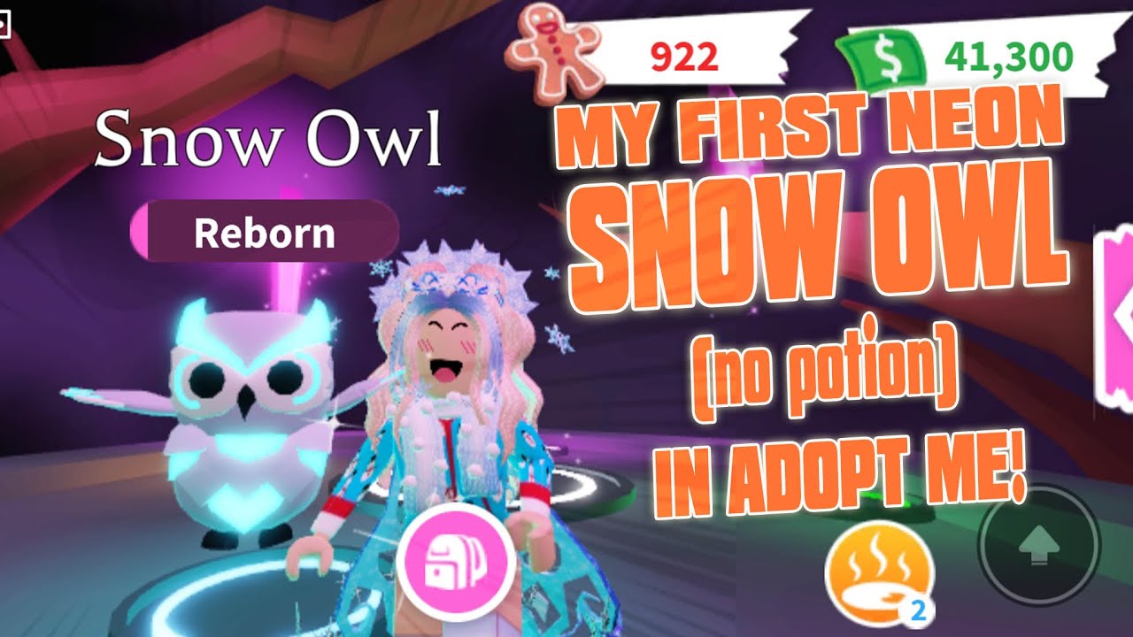 Neon Owl Adopt Me Roblox