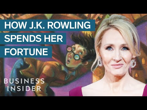 How much money does JK Rowling make in royalties?