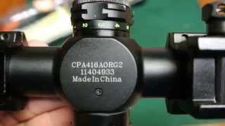 Center Point Adventure Class 4-16x 40mm Scope