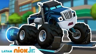 Blaze and the Monster Machines | Rescate en Rocket Ski 🎿| Nick Jr.