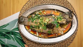 HK-Style Steamed Grouper Recipe