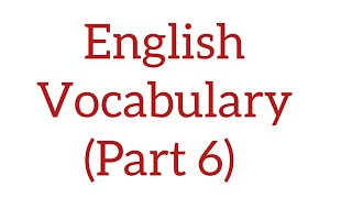 Learn English vocabulary words and synonyms #easytospeak #learnvocabulary #education #knowitall