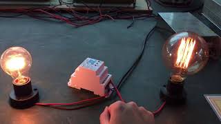 S1-DR Triac DMX decoder function test video