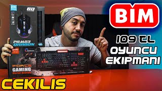 BİM'DE UYGUN FİYATA SATILAN OYUNCU EKİPMANLARINI İNCELEDİM - Klavye, Mouse, Mousepad [ÇEKİLİŞ]