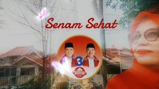 Senam Sehat ibu-ibu bersama Tri Ardhianto Calon Walikota Bekasi