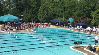 2018 NVSL All Stars: 8-Under Boys 25m Free Heat 2