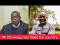 VP Chiwenga has failed the country, he must discharge of his duties..says Themba Mliswa...