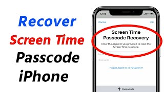 How to Recover Forgot Screen Time Passcode in iPhone | Reset Screen Time Passcode