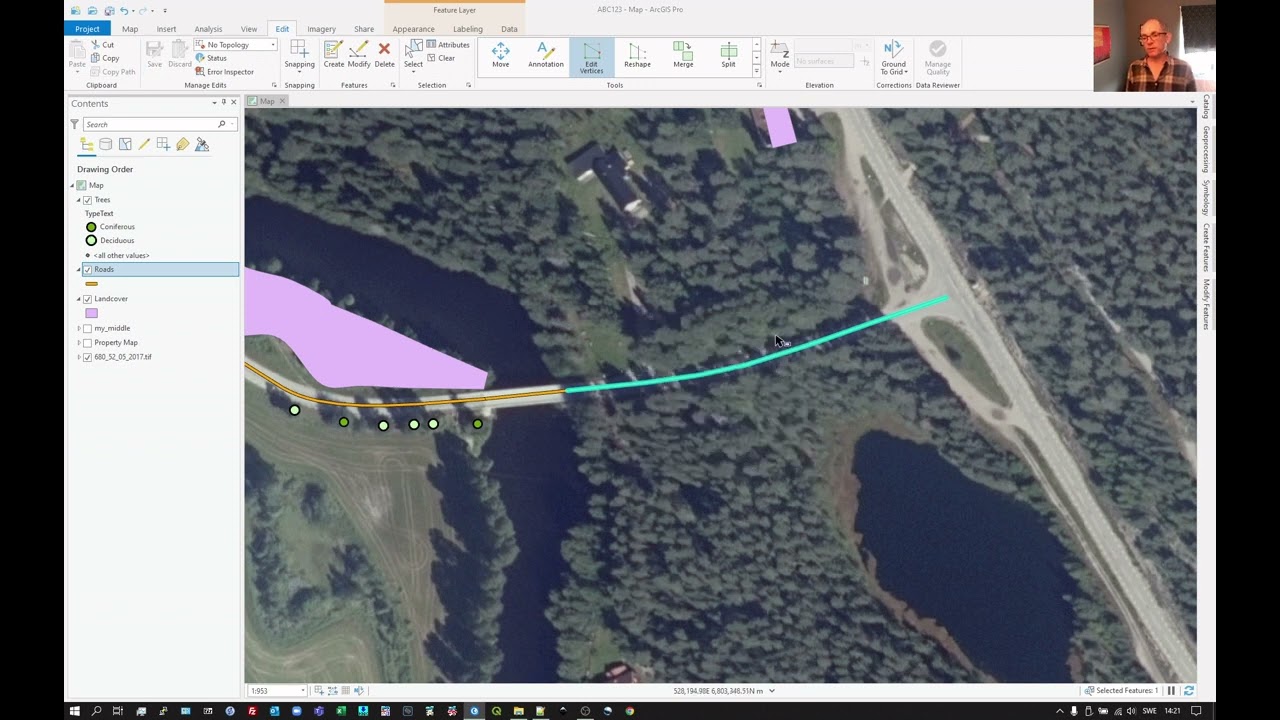 Basics, ArcGIS Pro. Edit Vector Geometry - YouTube