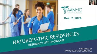 2024 Naturopathic Residency Site Showcase II