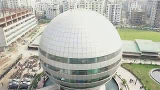 Bird Eye View of AIUB Permanent Campus BD ll পাখির চোখে AIUB ক্যাম্পাস