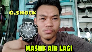 casio g- shok masuk air lagi...tips penanganan mudah hilangkan sendiri airnya