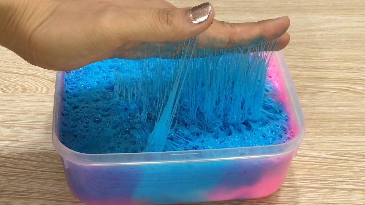 How To Make Crunchy Bubbly Slime | Satisfying Bubbly Slime - YouTube