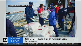 $185 million in drugs seized during Fleet Week Miami, 10 detained