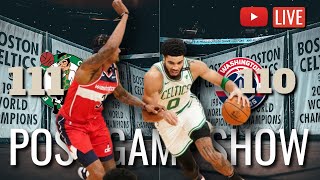 Celtics vs Wizards LIVE Post Game Show | Powered by Maragal Medical