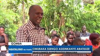 AGATALIIKO MU TTUNTU:Omubaka Ssengo asisinkanye abatuuze